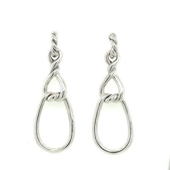 Continuance Convertible Triple Drop Sterling Silver Earrings