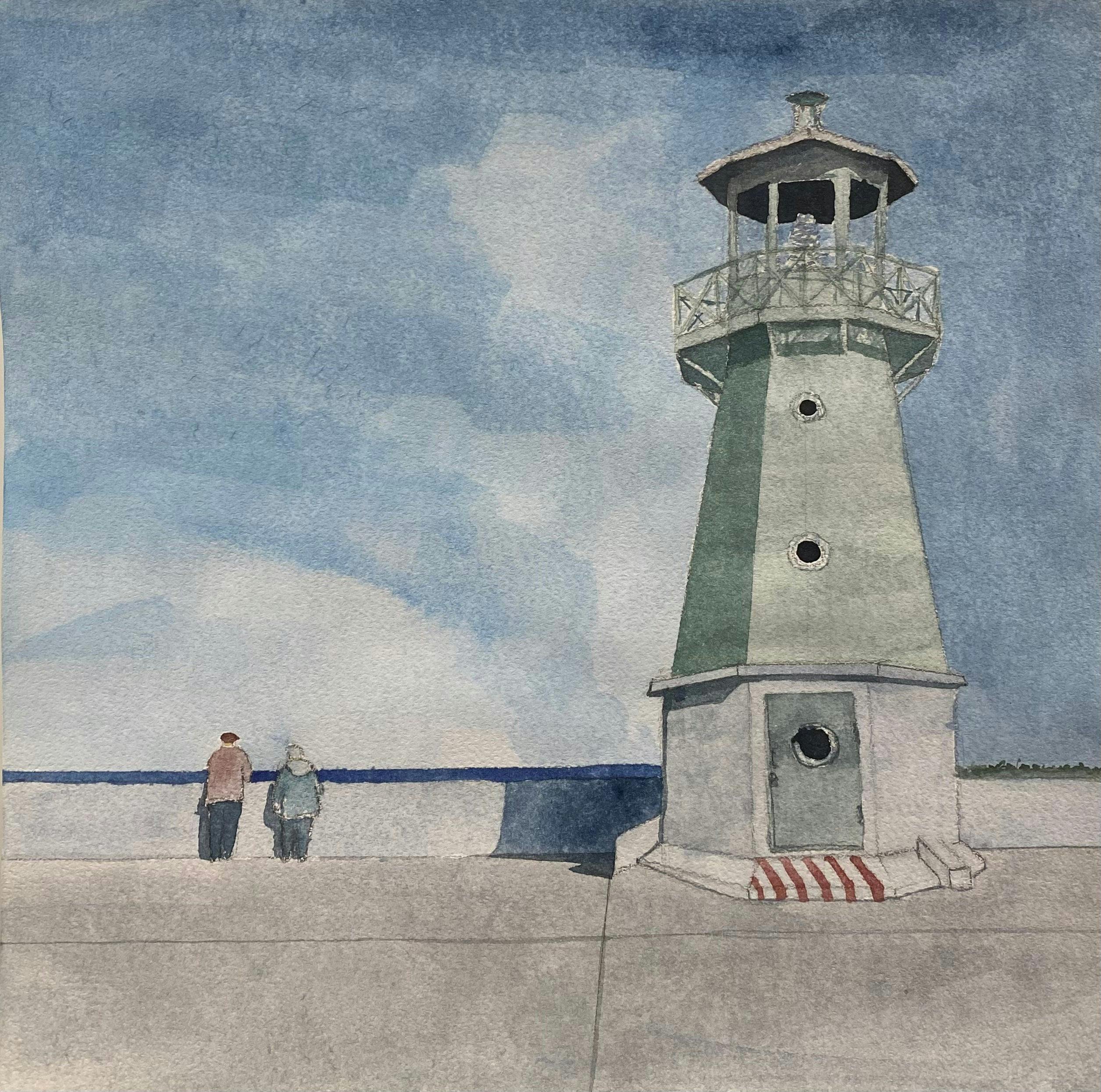 Seaside Stories: Elderly Love by the Baltic Lighthouse