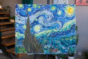 Van Gogh Starry night reproduction
